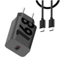 Carregador Super Rápido Turbo 125w 50w 68w 168w Fonte Tipo C para celular