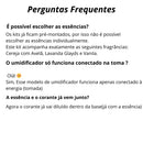 Kit Umidificador Atomizador De Ar Doméstico Portátil Umidificador De Escritório + 3 Essências