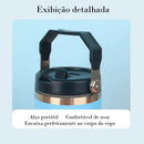 Garrafa Térmica Inox 900ml com Alça Flip Tumbl e Canudo Portátil P/ Academia Trabalho Caminhada