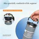 Garrafa Térmica Inox 900ml com Alça Flip Tumbl e Canudo Portátil P/ Academia Trabalho Caminhada