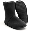 Pantufa Bota Polar Preta Ante Derrapante Super Quentinha e Resistente