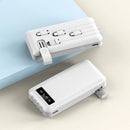 Carregador Power Bank Portátil 20000mah Universal Saida 4 Cabos