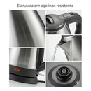 Chaleira Elétrica em Aço Inox 1,8 Litros 1500w Lehavi