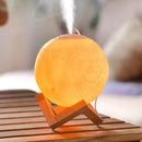 Umidificador de Ar e Luminária + Essências Aromatizantes 3em1 Difusor De Ar Lua 900ML e Luminária
